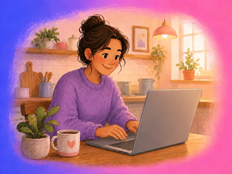 An adult creating a cozy family nest with children on a tablet